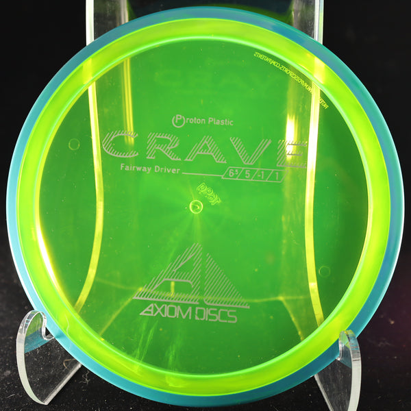 Axiom - Crave - Proton - Fairway Driver 165-169 GREEN BLUE 169 axiom crave disc golf discs disc golf discs for sale discs fairway fairway driver hokom mvp proton