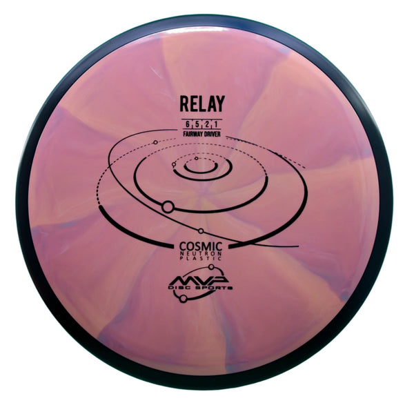 MVP - Relay - Cosmic Neutron - Fairway Driver 155-159 5 PINK 155 Beginner Friendly cosmic Fairway Fairway Driver Gyro MVP MVP Disc Sports neutron relay understable