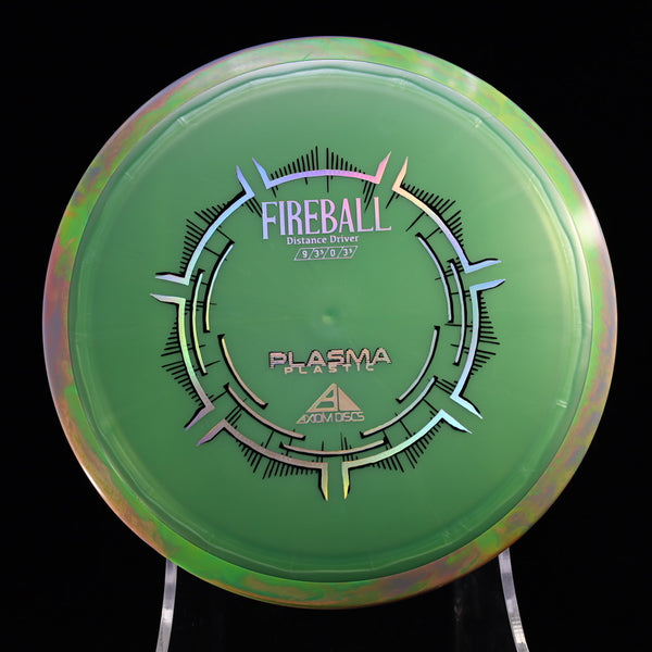 Axiom - Fireball - Plasma - Distance Driver 165-169 14 GREEN GRAY GREEN 167 axiom disc golf discs disc golf discs for sale discs fireball flick mvp overstable Plasma plasma plastic Utility z