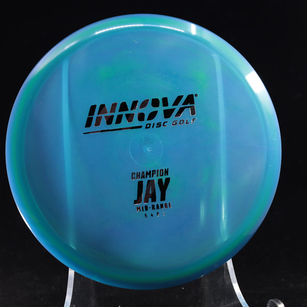 Innova - JAY - Champion - Midrange BLUE BLACK SILVER 180 Calvin champion champion edition champions Disc Golf disc golf discs innova champion innova champion discs jay jaybird