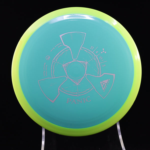 Axiom - Panic - Neutron - Distance Driver 170-175 1 TURQUOISE GREEN 173 Axiom Axiom discs axiom neutron Disc Golf disc golf discs disc golf discs for sale discs Distance Driver Driver high speed driver MVP MVP Disc Sports Neutron Oanic Panic