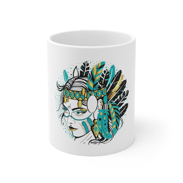 Ceramic Mug HURIT 11oz - A GolfDisco exclusive stamp design - tea - coffee cup