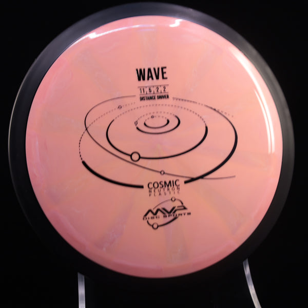 MVP - Wave - Cosmic Neutron - Distance Driver 155-159 22 ORANGE-PINK 159 cosmic Distance Driver Driver MVP MVP Disc Sports neutron stable understable wave