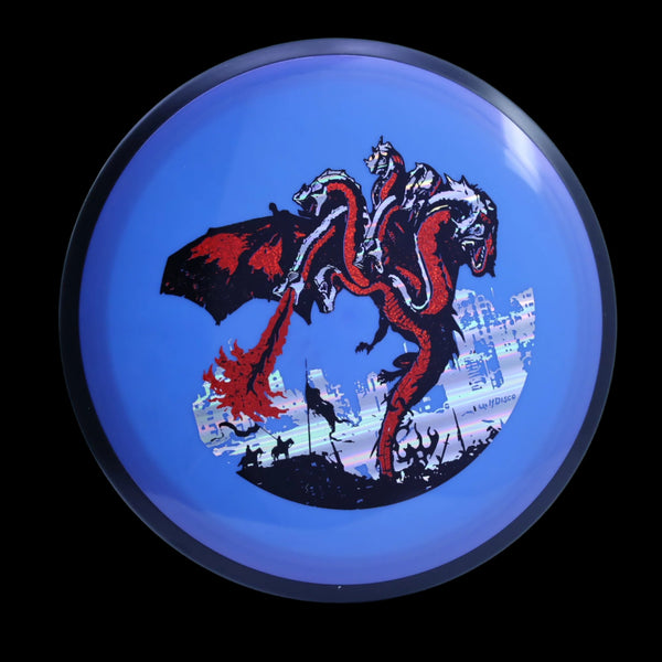 MVP - Plasma Servo - "THE DRAGON" A GolfDisco original custom stamp design 22 BLUE 173 GOLFDISCO ORIGINALS MVP MVP Disc Sports servo