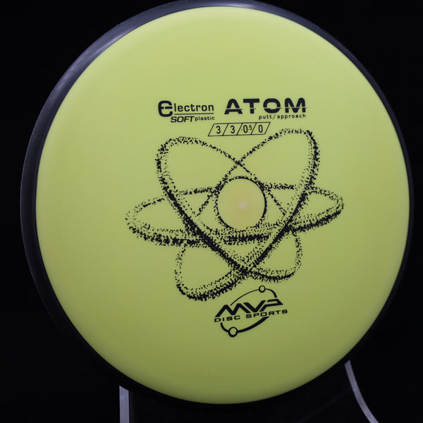 MVP - Atom - Electron (Soft) - Putt & Approach 165-169 YELLOW 166 atom Disc Golf gyro mvp MVP Disc Sports Putt and Approach Putter Putting