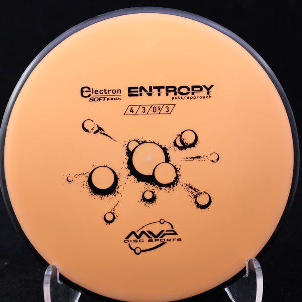 MVP Entropy - SOFT Electron - Stock Stamp ORANGE 170 apprach approac approach Conrad Entropy flick forehand headwind James Overstable Putt Putter