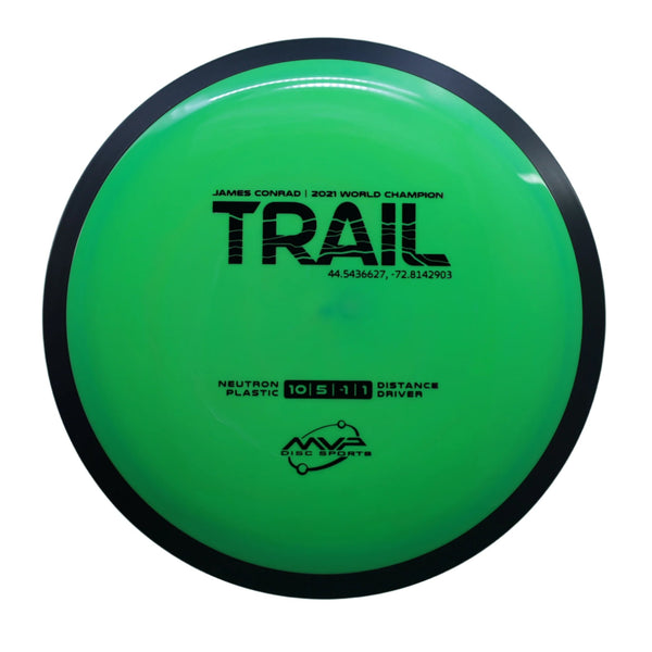 MVP - Trail - Neutron - James Conrad Line Distance Driver 165-169 22 GREEN 169 James Conrad Line MVP MVP Disc Sports MVP Neutron MVP Trail release date neutron