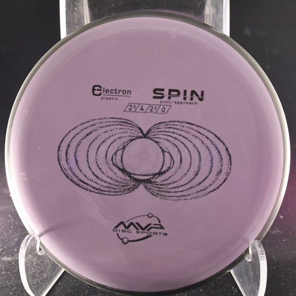 MVP - Spin - Electron - Putt & Approach 170-175 2 BLACK 172 Beginner Friendly Electron Gyro MVP MVP Disc Sports Putt and Approach Putter Putting Spin