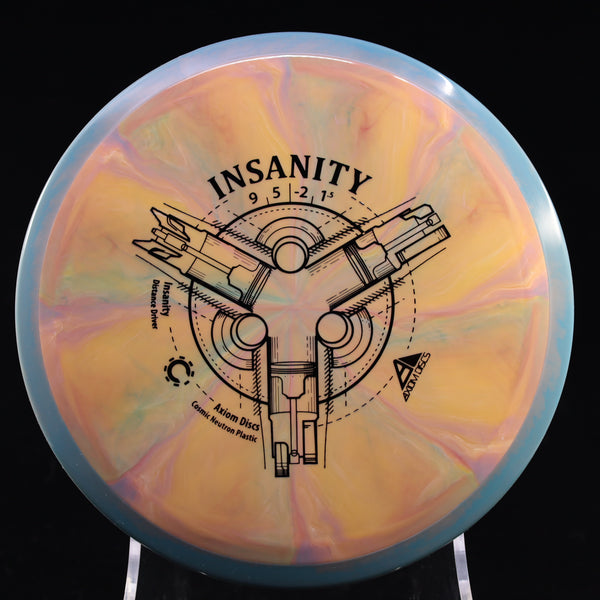 Axiom - Insanity - Cosmic Neutron - Distance Driver 170-175 1 BURLYWOOD BLUE GRAY 174 Axiom Axiom discs axiom neutron cosmic Disc Golf disc golf discs disc golf discs for sale discs Driver insanity MVP MVP Disc Sports neutron Stable Understable