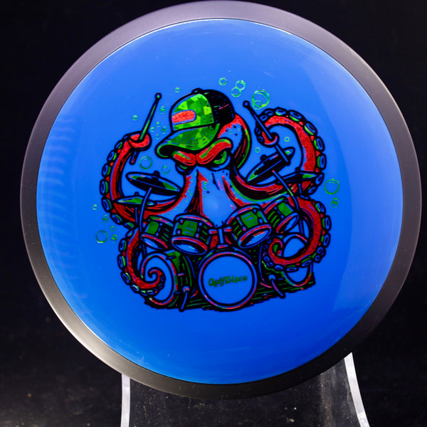 MVP - Trail - Neutron - GolfDisco Originals "Otto" 15 BLUE 173 custom stamps Disc Golf GOLFDISCO ORIGINALS James MVP mvp neutron trail mvp trail octopus otto trail disc