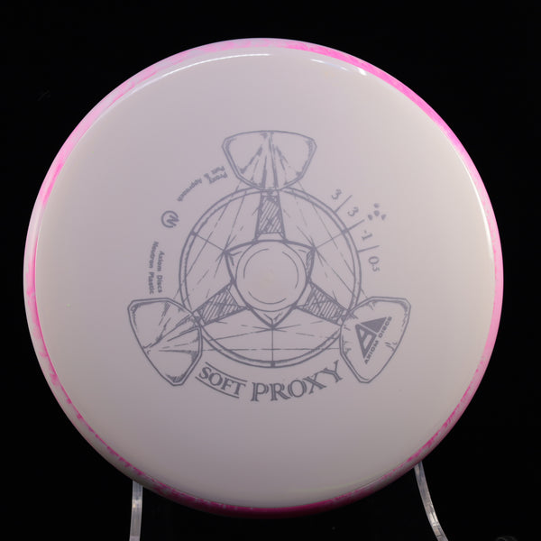 Axiom - Proxy - Soft Neutron - Putt & Approach 165-169 12 WHITE PINK WHITE Axiom Axiom discs axiom neutron Disc Golf disc golf discs disc golf discs for sale discs Gyro gyronauts MVP Disc Sports proxy soft