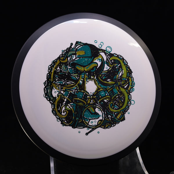 MISPRINTS - MVP - TRAIL - Neutron - GolfDisco Originals "Otto" 3 WHITE 174 custom stamps Disc Golf GOLFDISCO ORIGINALS James MVP mvp neutron trail mvp trail octopus otto trail disc