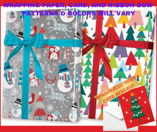 GIFT WRAPPING with card (You personalize the message) CHRISTMAS !