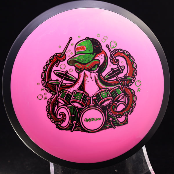 MVP - Trail - Neutron - GolfDisco Originals "Otto" 5 PINK 174 custom stamps Disc Golf GOLFDISCO ORIGINALS James MVP mvp neutron trail mvp trail octopus otto trail disc