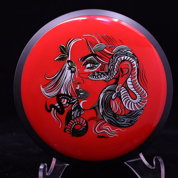 MVP Neutron Trail - GolfDisco Originals "Snake Charmer" 12 RED 175 amazon custom stamps Disc Golf GOLFDISCO ORIGINALS James MVP mvp neutron trail mvp trail snake snake charmer SNAKECHARMER trail disc