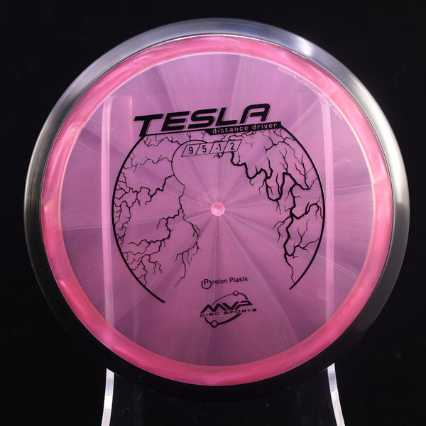 MVP - Tesla - Proton - Distance Driver 170-175 6 PINK 171 control driver distance Distance Driver Driver MVP MVP Disc Sports mvpdiscsport neutron tesla