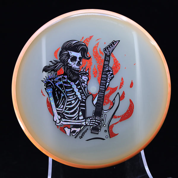 Axiom - ENVY - Eclipse - GolfDisco Originals "ROCK N' ROLLER" 13 PASTEL ORANGE 173 GOLFDISCO ORIGINALS skeleton skeleton stamp skeleton stampmusic stamp skeletons