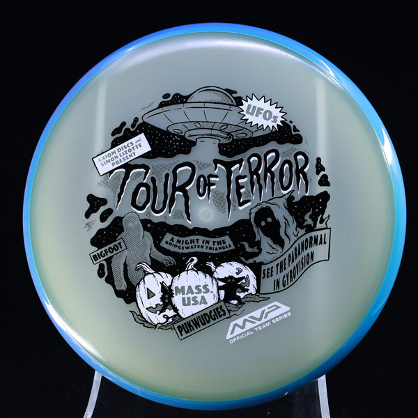 Axiom - Pixel - Eclipse - Simon Lizotte, Tour of Terror, 2024 Team Series Halloween Edition 15 BLUE 173 Halloween halloween 2023 pixel ufo disc