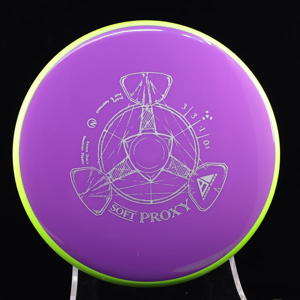 Axiom - Proxy - Soft Neutron - Putt & Approach 170-175 11 PURPLE GREEN LIGHT Axiom Axiom discs axiom neutron Disc Golf disc golf discs disc golf discs for sale discs Gyro gyronauts MVP Disc Sports proxy soft