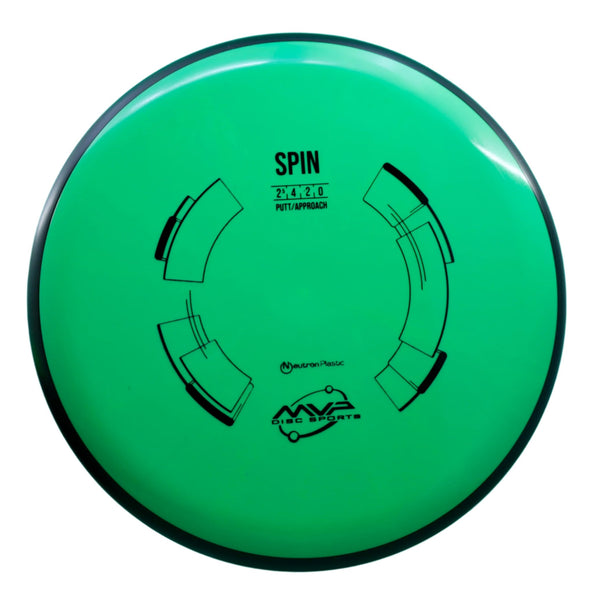 MVP - Spin - Neutron - Putt & Approach 5 GREEN 170 Beginner Friendly Electron Gyro MVP MVP Disc Sports neutron Putt and Approach Putter Putting Spin