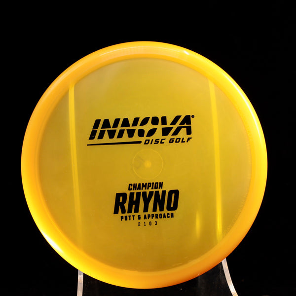 Innova - Rhyno - Champion - Putt & Approach 1 GOLDENROD BLACK 171 APPROACH PUTTER Calvin champ champion Driving putter innova champion innova champion discs putt putt & Approach Putt and Approach Putter Rhyno