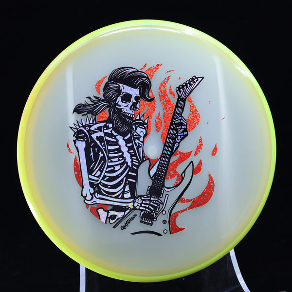 Axiom - ENVY - Eclipse - GolfDisco Originals "ROCK N' ROLLER" 7 YELLOW 173 GOLFDISCO ORIGINALS skeleton skeleton stamp skeleton stampmusic stamp skeletons