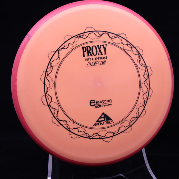 Axiom - Proxy - Electron SOFT - Putt & Approach 165-169 ORANGE RED 166 APPROACH PUTTER axiom cosmic Disc Golf disc golf discs disc golf discs for sale discs Driving putter electron mvp proxy putt Putt and Approach Putter Pocket Putting