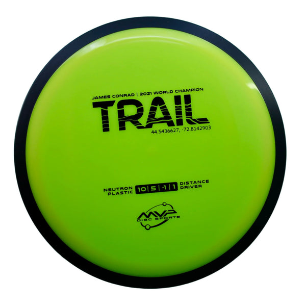 MVP - Trail - Neutron - James Conrad Line Distance Driver 170-175 6 YELLOW 174 James Conrad Line MVP MVP Disc Sports MVP Neutron MVP Trail release date neutron