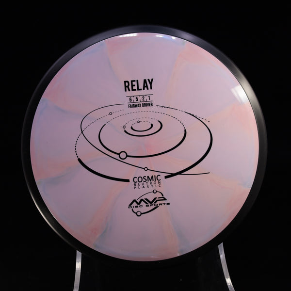 MVP - Relay - Cosmic Neutron - Fairway Driver 160-164 35 PINK PURPLE 161 Beginner Friendly cosmic Fairway Fairway Driver Gyro MVP MVP Disc Sports neutron relay understable