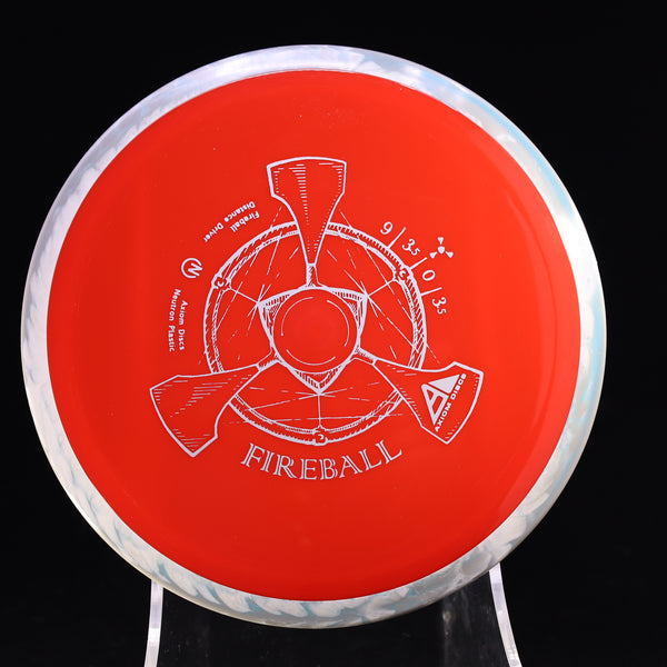 Axiom - Fireball - Neutron - Distance Driver 170-175 5 RED SWIRL 169 axiom disc golf discs disc golf discs for sale discs fireball flick mvp neutron overstable Utility z