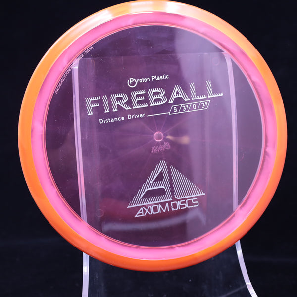 Axiom - Fireball - Proton - Distance Driver 155-159 PINK ORANGE 156 axiom disc golf discs disc golf discs for sale discs fireball flick mvp neutron overstable proton Utility z