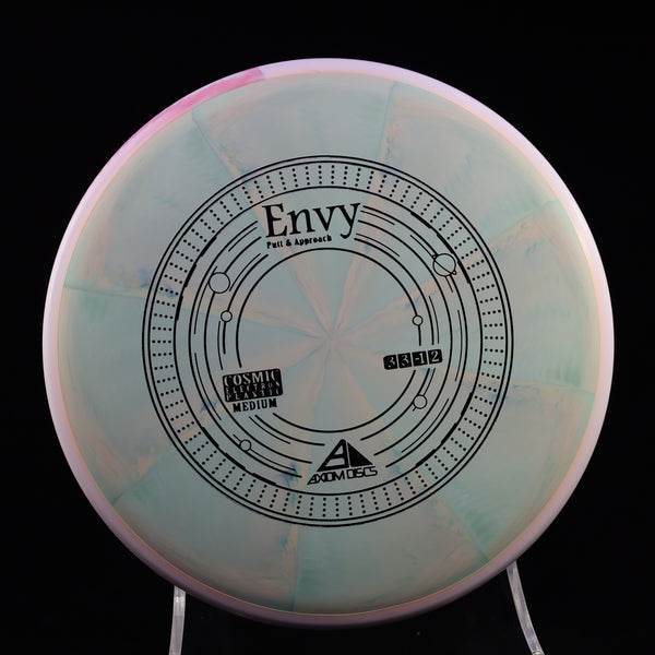 Axiom - Envy - Cosmic Electron - Medium - Putt & Approach 165-169 3 GRAY VIOLET 169 APPROACH PUTTER Cosmic disc golf discs disc golf discs for sale discs Driving putter electron envy Putt and Approach Putter Putting z