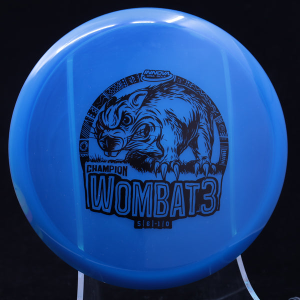 Innova - Wombat3 - Champion - Midrange BLUE BLACK 169 Beginner Friendly champion innova innova champion innova champion discs mid mid range mid-range-midrange midragne midrange midrange driver star Wombat wombat 3 wombat3