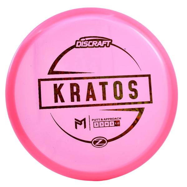 Discraft - Kratos - Z - Putt & Approach 6 PINK RED 169