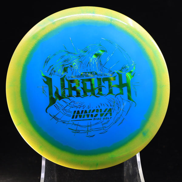 Innova - Wraith - Halo Star 12 GREEN BLUE 145 halo halo disc golf halo innova discs Halo Star innova halo innova halo discs innova halo plastic innova halo star innova star halo