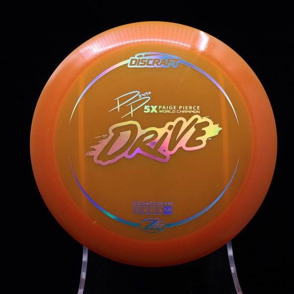 Discraft - Drive - Z Lite - Paige Pierce Signature Distance Driver 2 ORANGE HOLO 159 Discraft Paige Pierce Drive Discraft Paige Pierce prototype driver