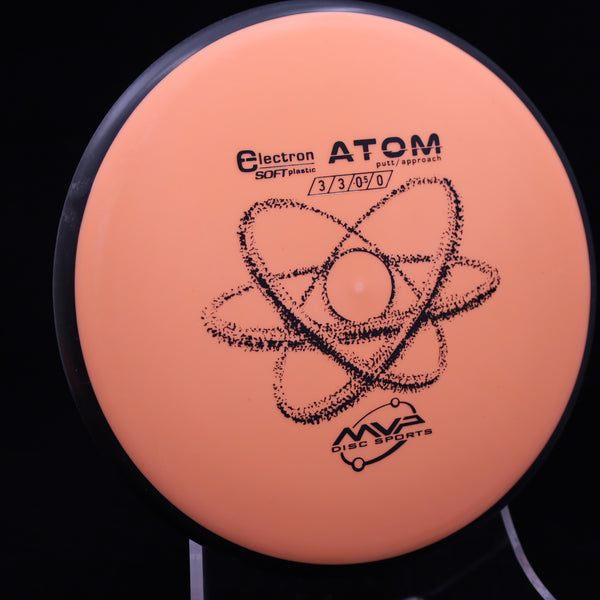 MVP - Atom - Electron (Soft) - Putt & Approach 170-175 ORANGE 173 atom Disc Golf gyro mvp MVP Disc Sports Putt and Approach Putter Putting