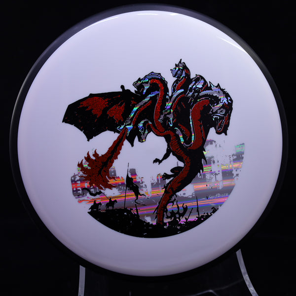 MVP - Detour - Neutron - GolfDisco Original "THE DRAGON" 7 headed dragon custom stamp detour dragon evil dragon GOLFDISCO ORIGINALS James Conrad special edition the dragon triple foil