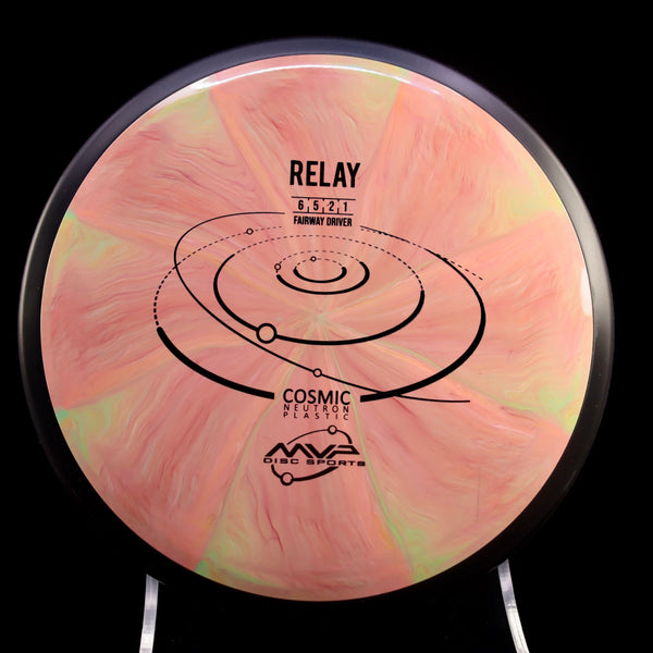 MVP - Relay - Cosmic Neutron - Fairway Driver 165-169 27 RED SALMON 167 Beginner Friendly cosmic Fairway Fairway Driver Gyro MVP MVP Disc Sports neutron relay understable