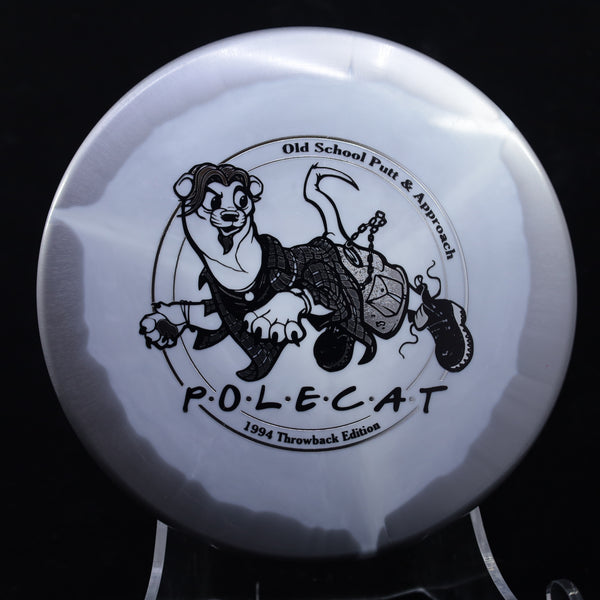 Innova - Polecat - Halo - Marm-O-Set 1994 Throwback Edition 2 SILVER 175 halo halo disc golf halo innova discs Halo Polecat Halo Star innova halo innova halo discs innova halo plastic innova halo star innova star halo polecat