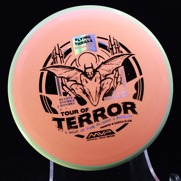 Axiom - PYRO - Fission - Eagle McMahon, Tour of Terror, 2024 Team Series Halloween Edition 8 ORANGE 177 fission pyro flying thrills halloween 2024 headwind midrange Midrange Discs midrange driver team series halloween edition tour of terror