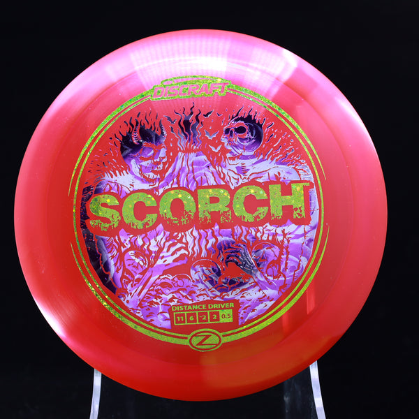 Discraft - Scorch - Z - Reimagined Edition (2 Foil Design) 2 RED ROSE 174 Disc Golf disc golf discs disc golf discs for sale DISCRAFT discs DISTANCE DRIVER driver elite z first run SCORCH z