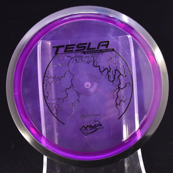 MVP - Tesla - Proton - Distance Driver 165-169 27 PURPLE 165 control driver distance Distance Driver Driver MVP MVP Disc Sports mvpdiscsport neutron tesla