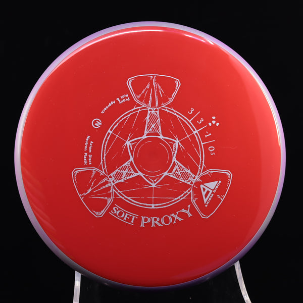 Axiom - Proxy - Soft Neutron - Putt & Approach 170-175 2 RED PURPLE GREY 171 Axiom Axiom discs axiom neutron Disc Golf disc golf discs disc golf discs for sale discs Gyro gyronauts MVP Disc Sports proxy soft