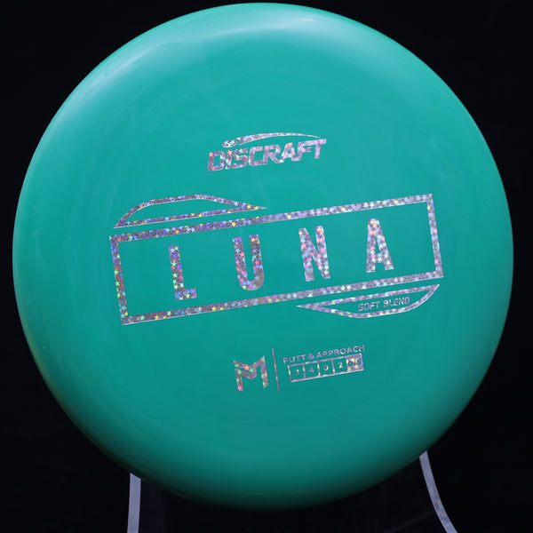 Discraft - Luna - Soft Blend - Putt & Approach GREEN STARS 173 Luna paul Paul Mcbeth Putt and Approach Putter putter line soft