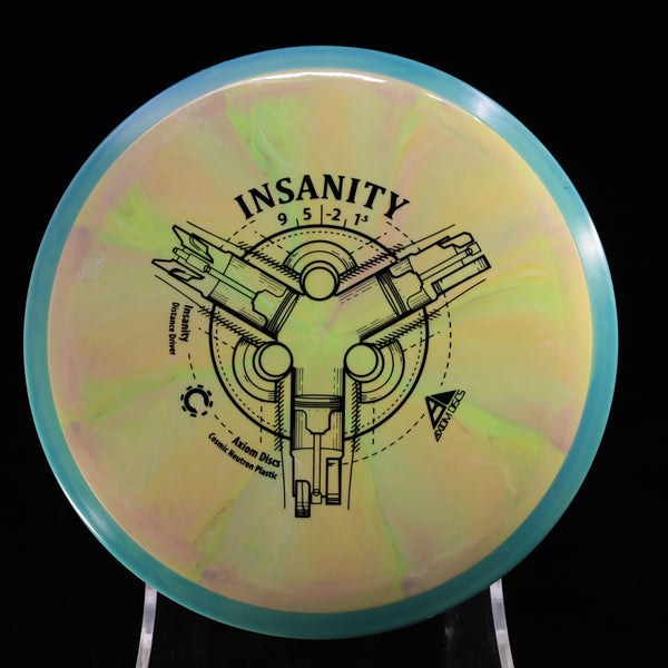 Axiom - Insanity - Cosmic Neutron - Distance Driver 160-164 22 YELLOW KHAKI CADET BLUE 161 Axiom Axiom discs axiom neutron cosmic Disc Golf disc golf discs disc golf discs for sale discs Driver insanity MVP MVP Disc Sports neutron Stable Understable