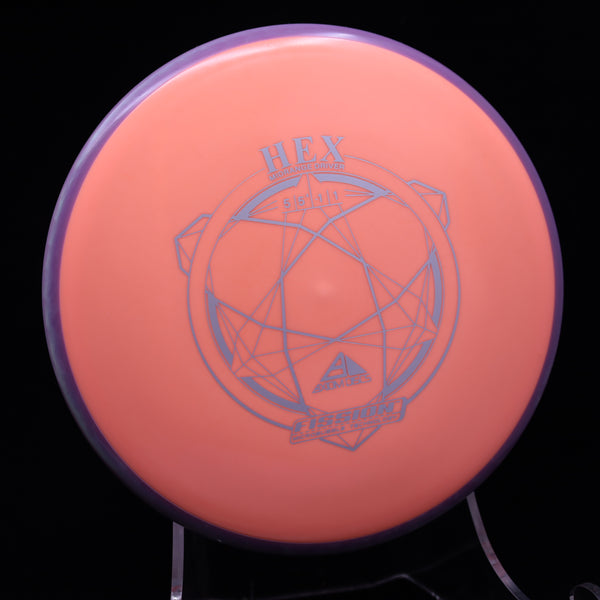 Axiom - Hex - Fission - Midrange 160-164 5 ORANGE PURPLE 162 axiom Disc Golf disc golf discs disc golf discs for sale discs hex march newsletter mid Mid-Range midrange midrange driver mvp Neutron stable straigh swirly understablem