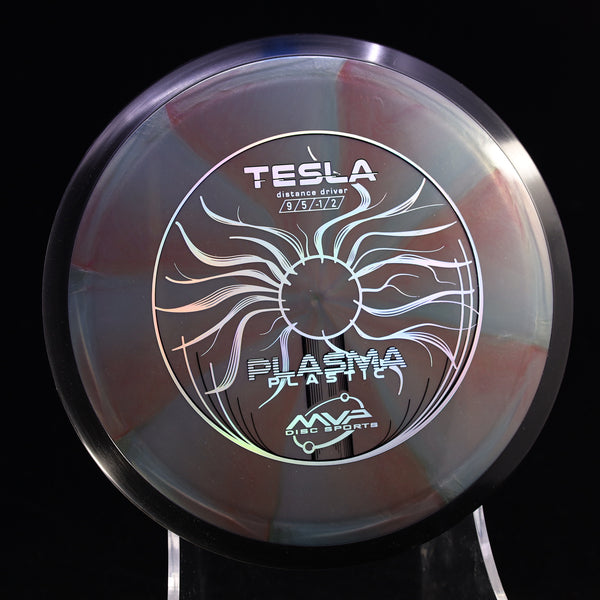 MVP - Tesla - Plasma - Distance Driver 165-169 GREY RED 168 control driver distance Distance Driver Driver MVP MVP Disc Sports mvpdiscsport Plasma plasma plastic tesla