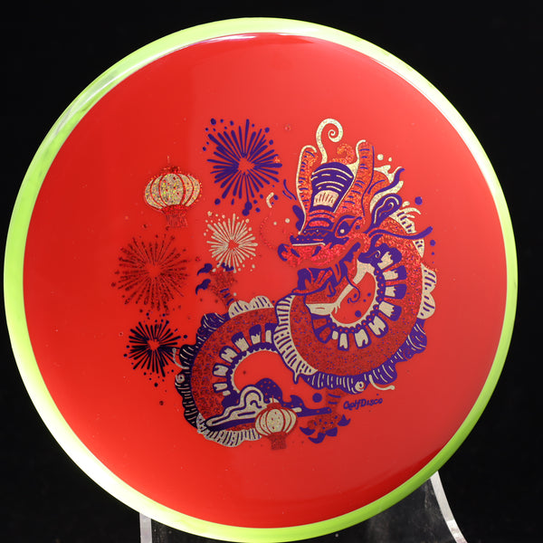 Axiom - Hex - Neutron - "CHUXI" A GolfDisco Original LIME 176 axiom chinese dragon Disc Golf disc golf discs disc golf discs for sale discs fireqorks GOLFDISCO ORIGINALS hex lanters mid Mid-Range midragne midrange midrange driver mvp Neutron new year stamp stable swirly understablem