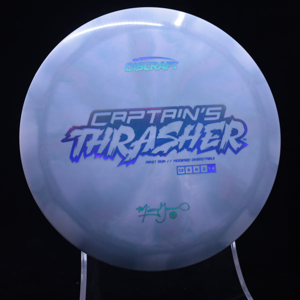 Discraft - Captain's Thrasher - First Run - Missy Gannon Signature 14 GRAY HOLO 174 captains thrasher discraft captain's thrasher discraft thrasher gannon missy missy gannon thrasher Thrasher